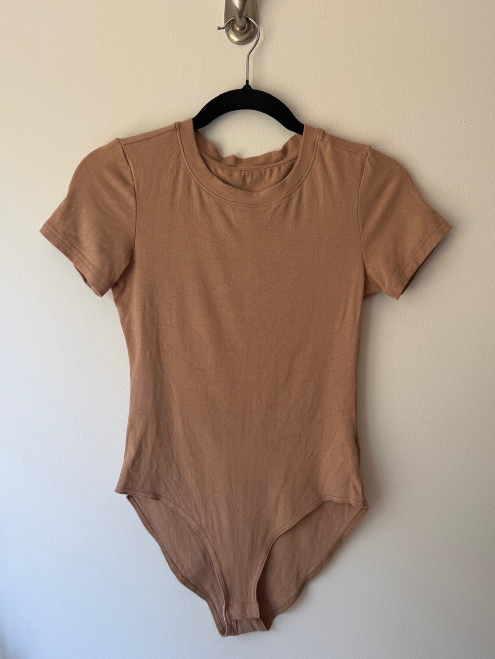 Women’s Short Sleeve Bodysuit - Brown